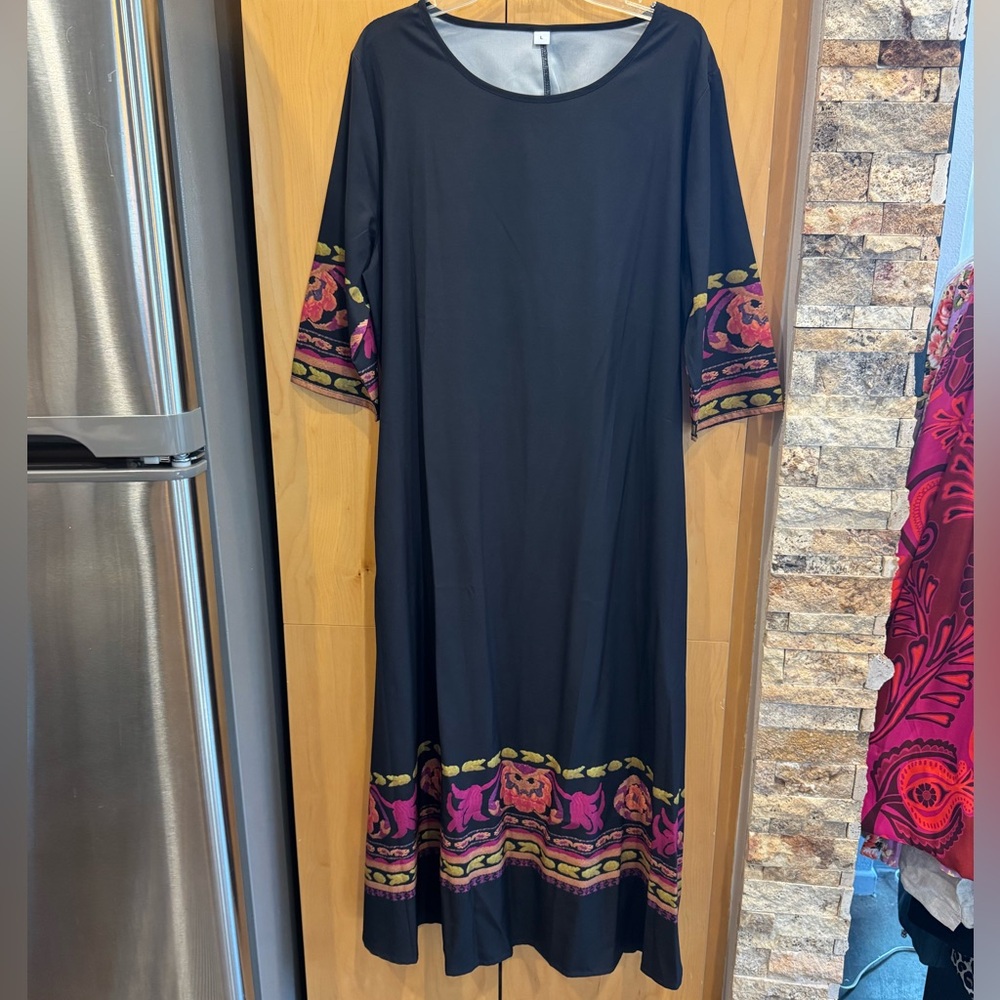Elegant Black Dress-NWOT